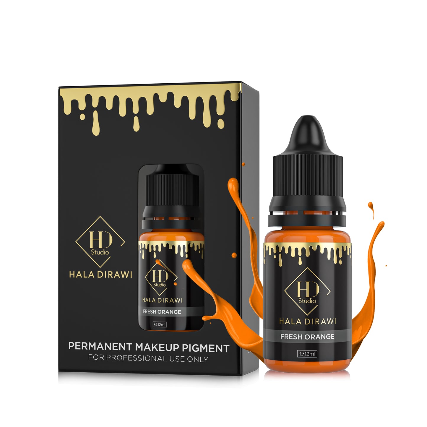 FRESH ORANGE-HDS PMU ORGANIC LIP PIGMENT - HDS