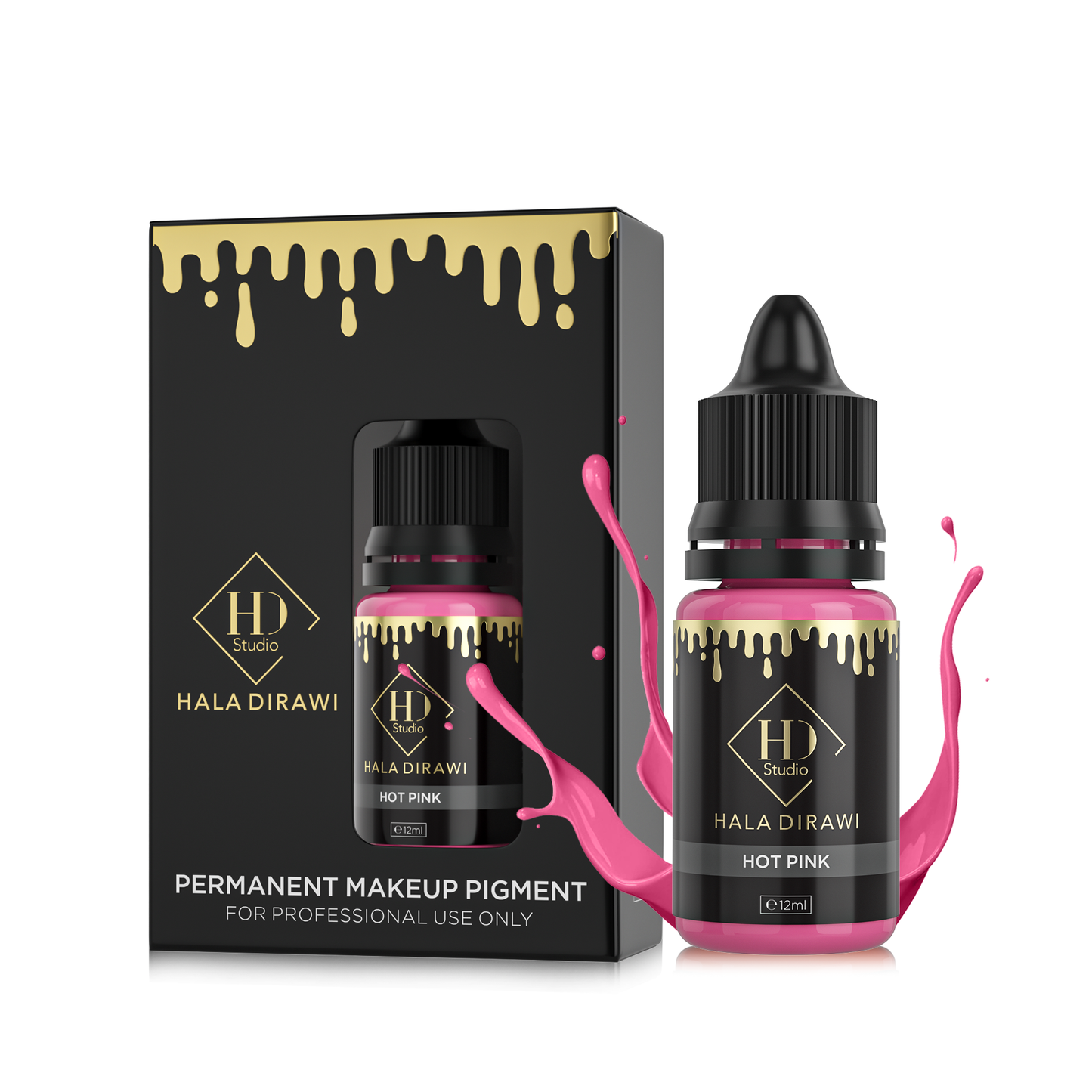 HOT PINK-HDS PMU ORGANIC LIP PIGMENT - HDS