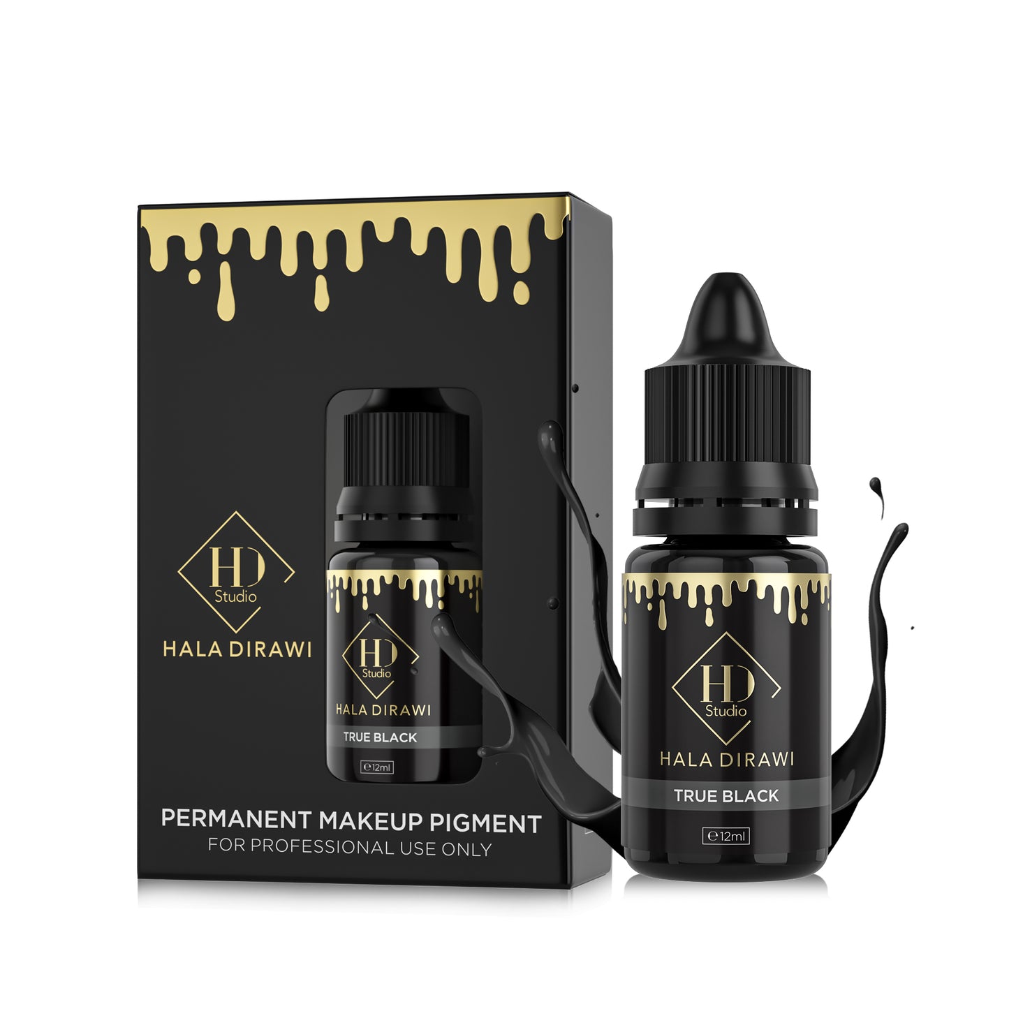 TRUE BLACK-HDS PMU ORGANIC EYELINER PIGMENT - HDS