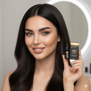 BLACK BROWN-HDS PMU ORGANIC EYEBROWS PIGMENT